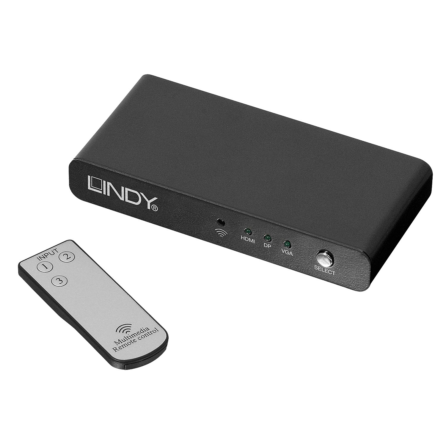 Lindy 3 Port Multi AV to HDMI Presentation Switch – image 2