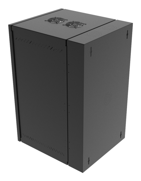 Vertiv GL36WMS-B-AF rack cabinet 19U Wall mounted rack Black – image 2