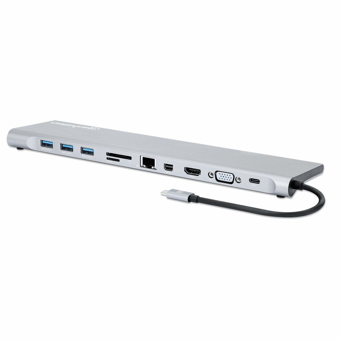Manhattan USB-C Dock/Hub with Card Reader and MST, Ports (x9): Audio – image 7