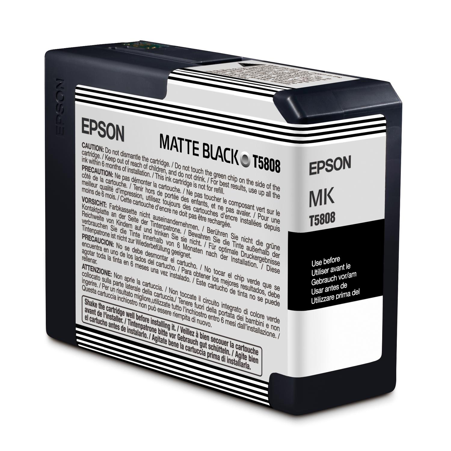 Epson C13T5808 ink cartridge 1 pc(s) Original Matte black