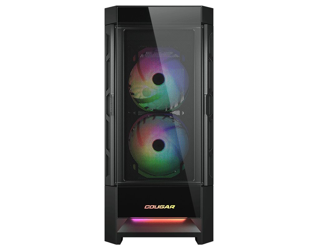 Gabinete Gamer COUGAR Duoface RGB - Media Torre - ATX/CEB/E-ATX/Micro ATX/Mini ITX - Panel Lateral - 385ZD10.0001