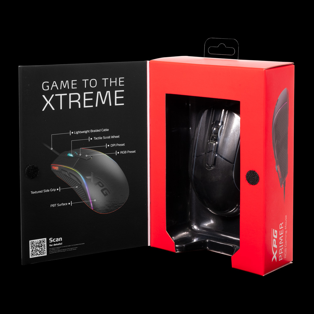 XPG Primer mouse Gaming Right-hand USB Type-A Optical 12000 DPI – image 6