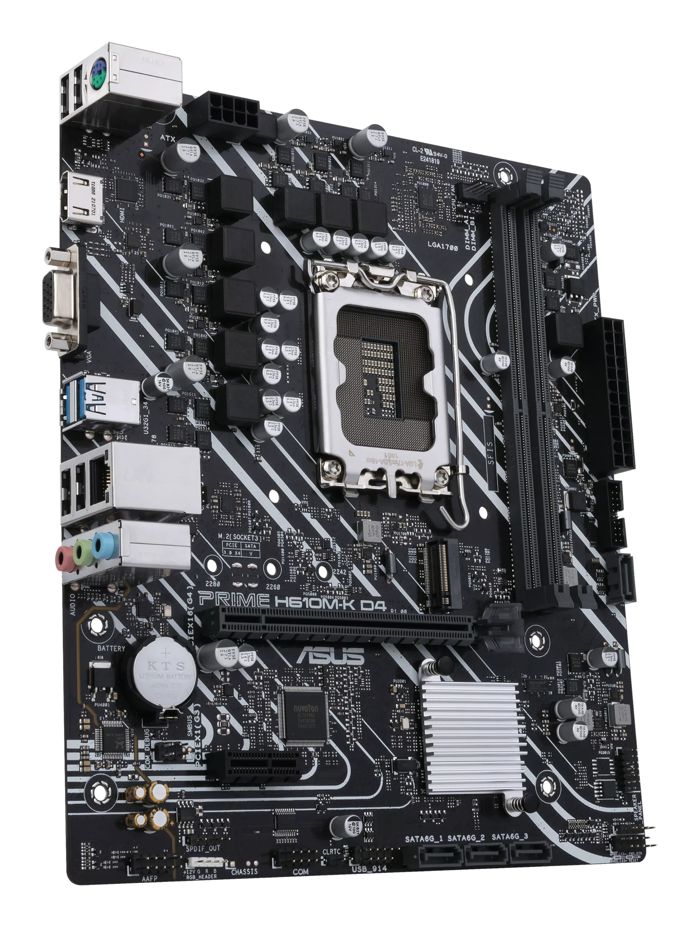 Tarjeta Madre ASUS PRIME H610M-K D4 - Socket 1700 - 2xDDR4 - 2133/2800/3200MHz - HDMI - VGA - USB 2.0/3.2 - Micro ATX - PRIME H610M-K D4 Tarjeta Madre ASUS PRIME H610M-K D4 - Socket 1700 - 2xDDR4 - 2133/2800/3200MHz - HDMI - VGA - USB 2.0/3.2 - Micro ATX - PRIME H610M-K D4