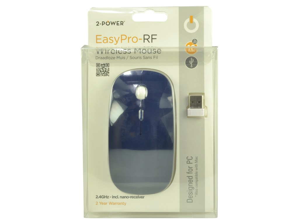 2-Power Sleek 2.4GHz USB Wireless Optical Mouse – image 2