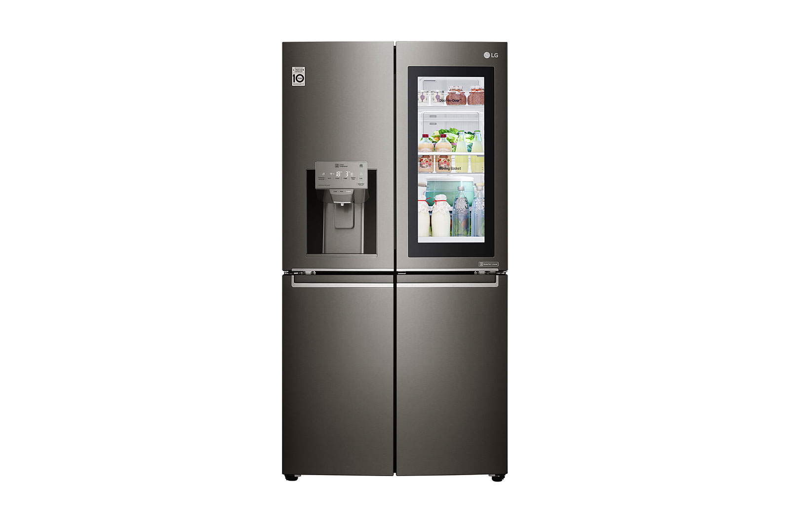LG GR-X31FTKHL side-by-side refrigerator Freestanding