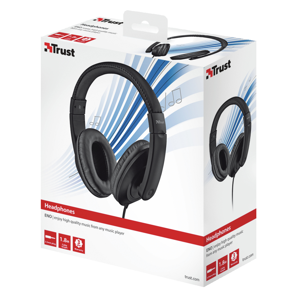Trust 20161 headphones/headset Wired Head-band Black – image 3