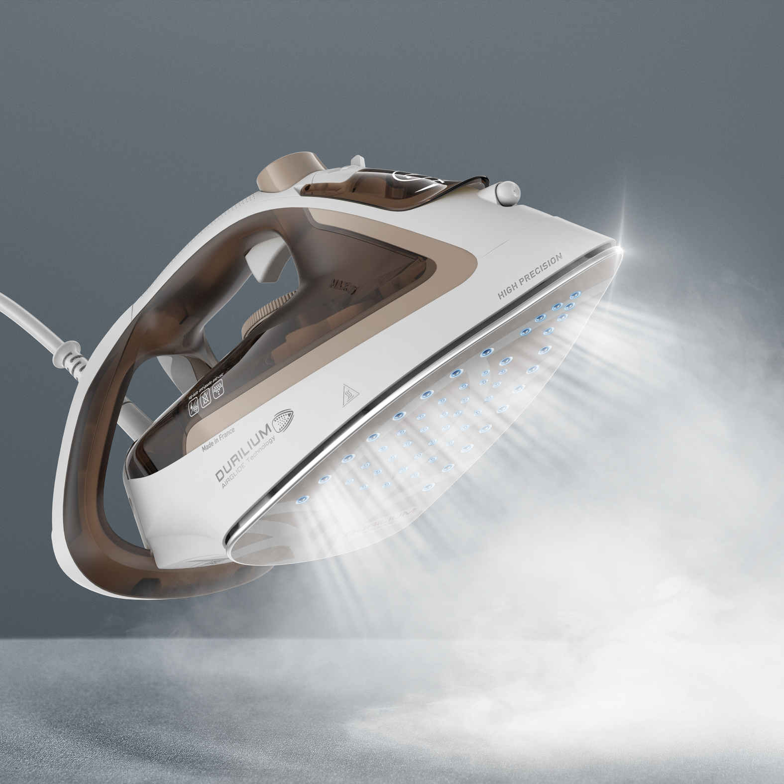 Tefal Easygliss Eco FV5780 Dry & Steam iron Durilium Airglide soleplate – image 2