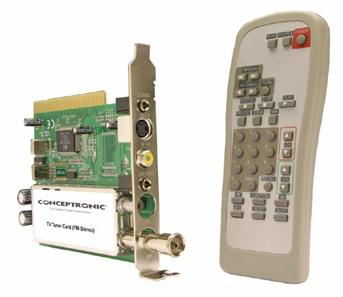 Conceptronic Internal TV tuner card with FM stereo