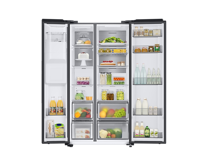 Samsung RS68A884CB1 side-by-side refrigerator Freestanding Black – image 4