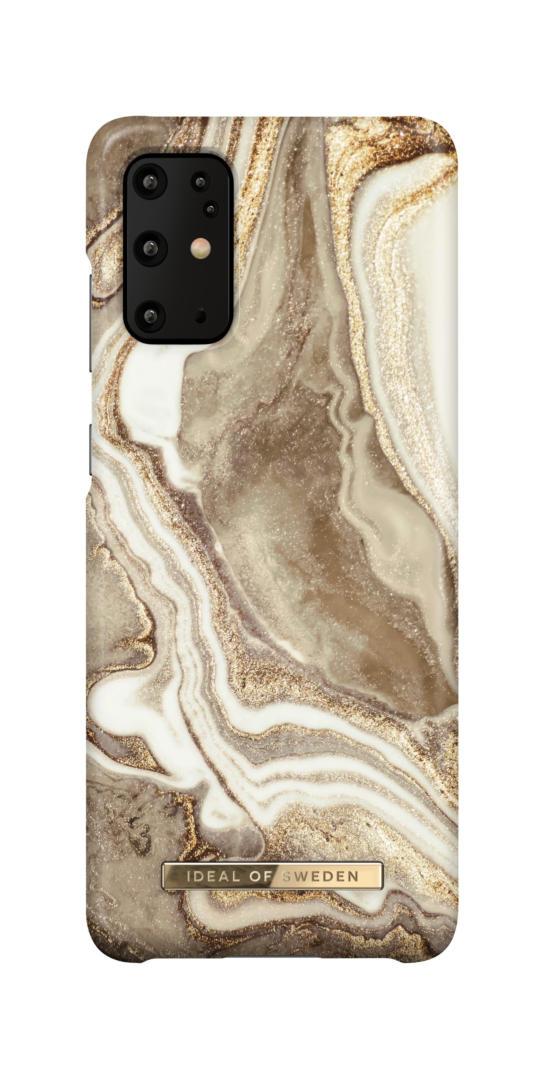 iDeal of Sweden Printed Case Galaxy S20+ Golden Sand Marble – image 3