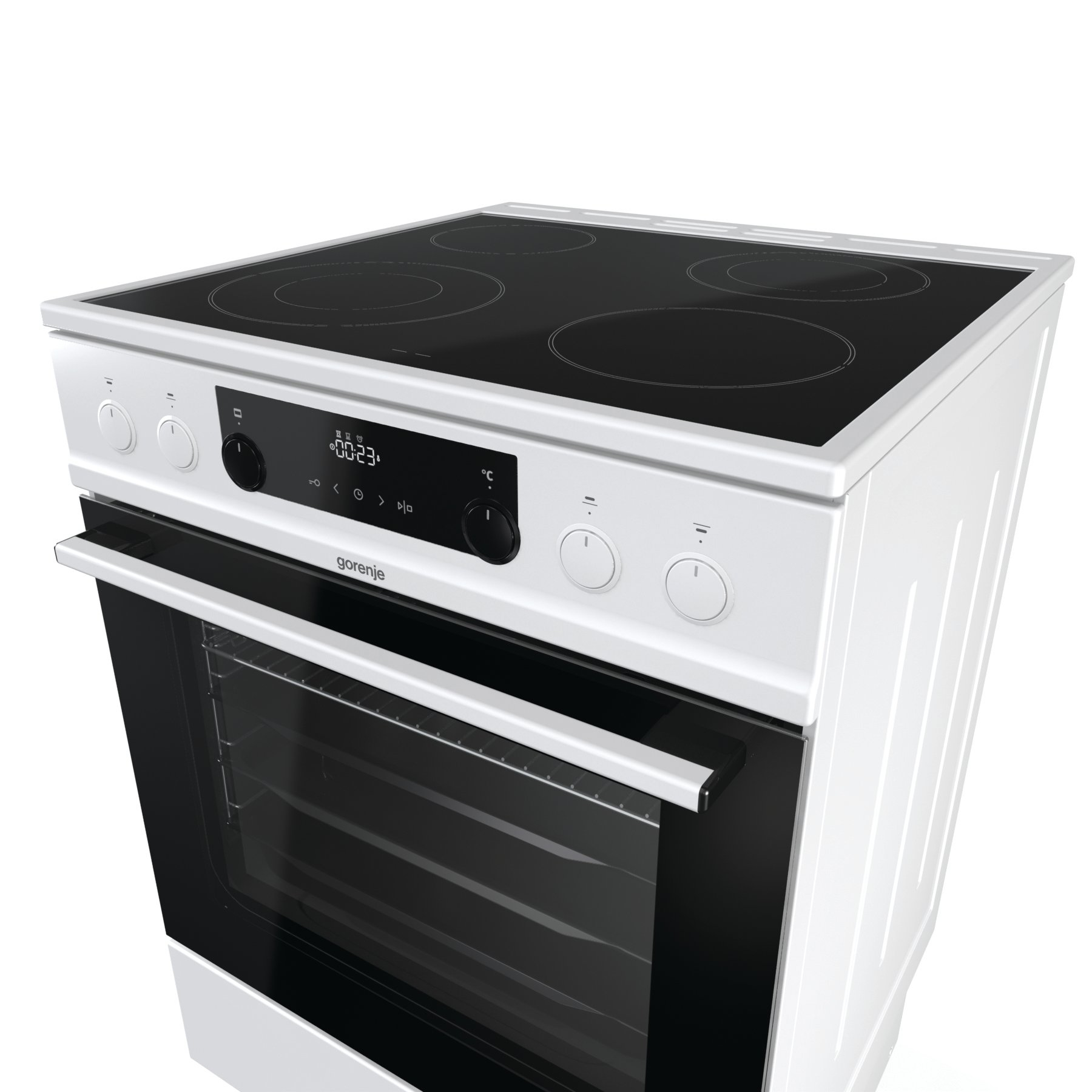 Gorenje EC6451WPB Freestanding cooker Electric Ceramic hob White – image 4