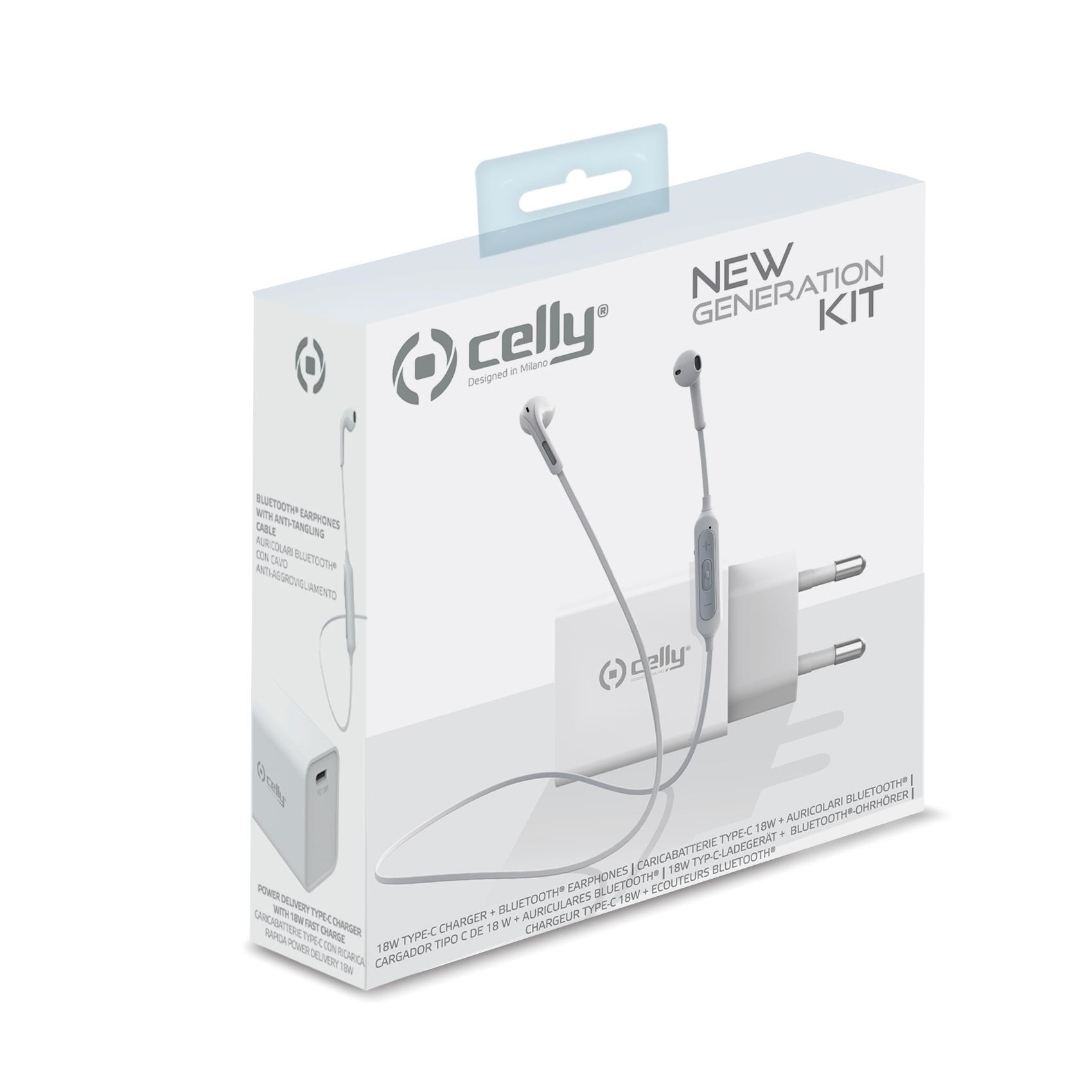 Celly NEWGENKITWH mobile device charger Universal White AC Indoor – image 3