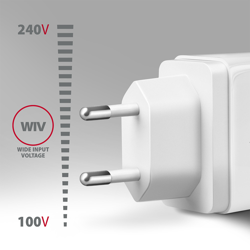 Axagon ACU-PQ22W mobile device charger Smartphone White AC Fast charging Indoor – image 3