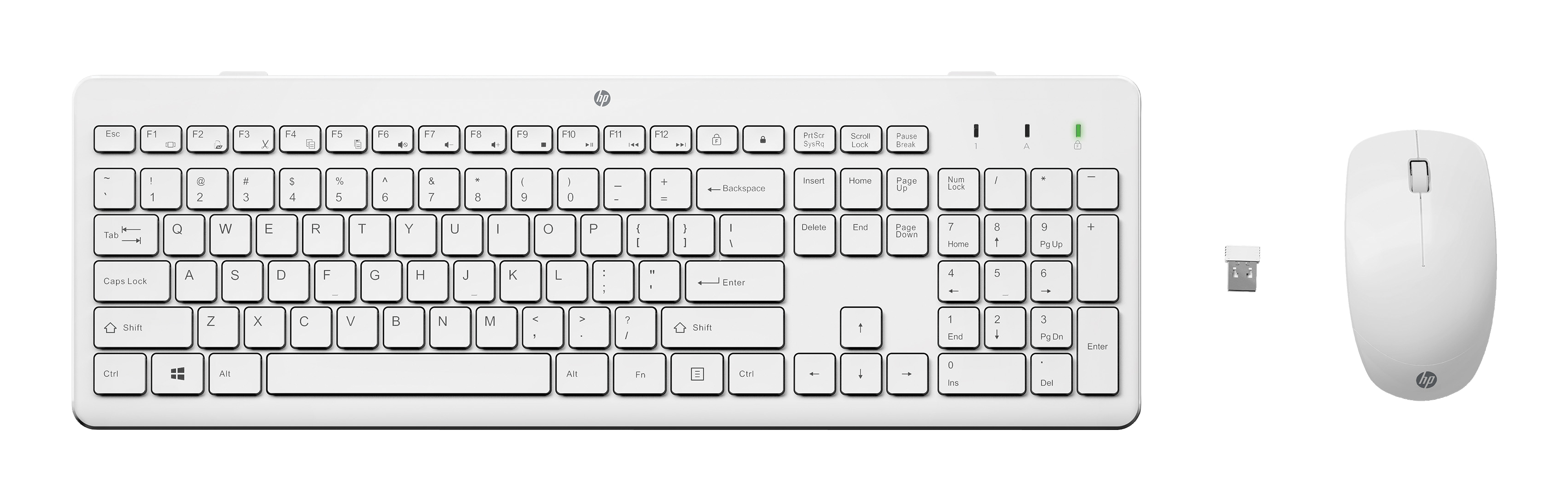 HP 230 WL Mouse+KB Combo WHT