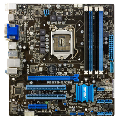 ASUS P8B75-M/CSM motherboard Intel® H61 LGA 1155 (Socket H2) micro ATX