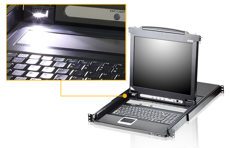 ATEN CL5716M-ATA-2XK06FG rack console – image 2