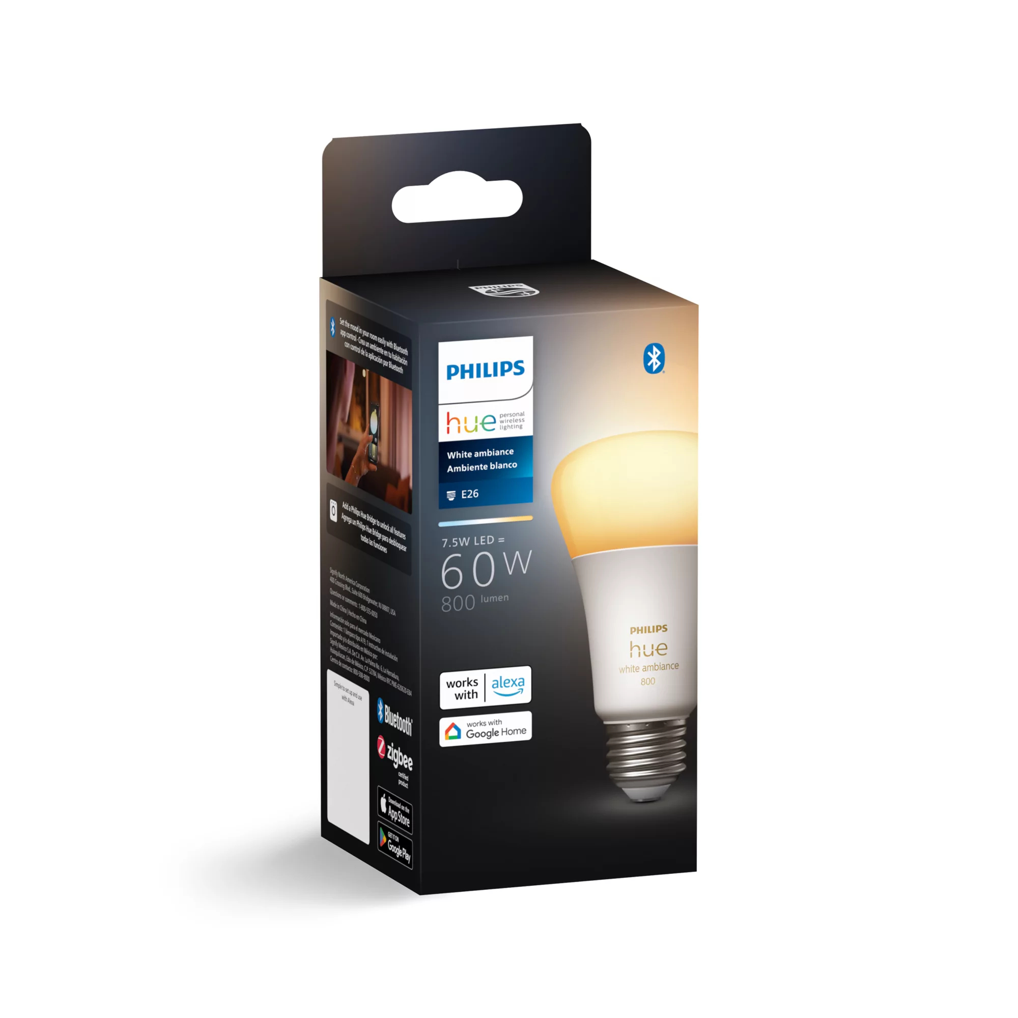 Philips by Signify Philips Hue White ambience 046677548490 smart lighting Smart bulb Bluetooth/Zigbee – image 3
