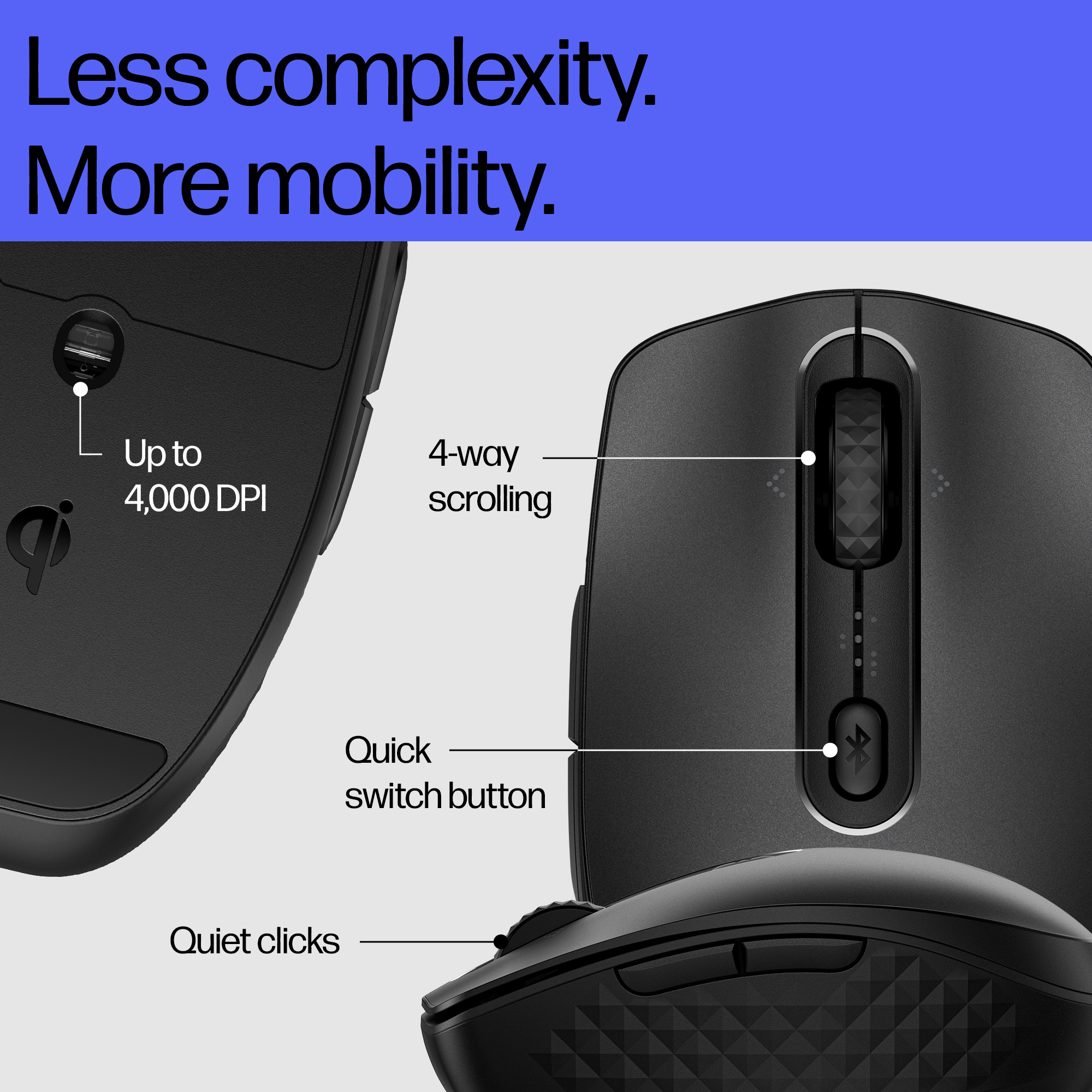 HP 695 Qi-Charging Wireless Mouse – image 6