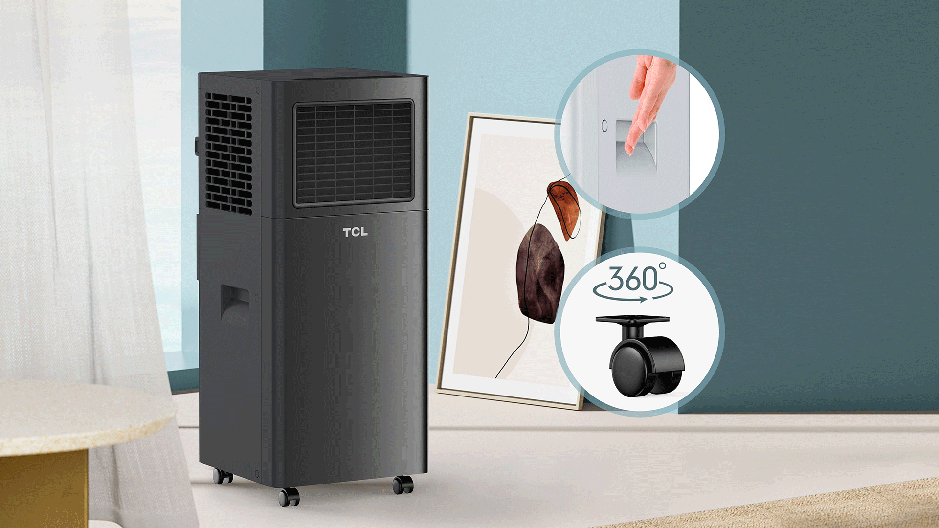 TCL P09F4CSB1K portable air conditioner Black – image 8