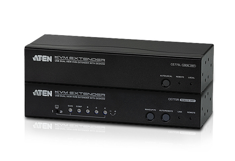 ATEN CE775-AT-E KVM extender Transmitter & receiver