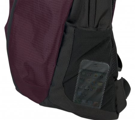Manhattan Airpack 15.6" Backpack, Colour Plum/Black – image 6