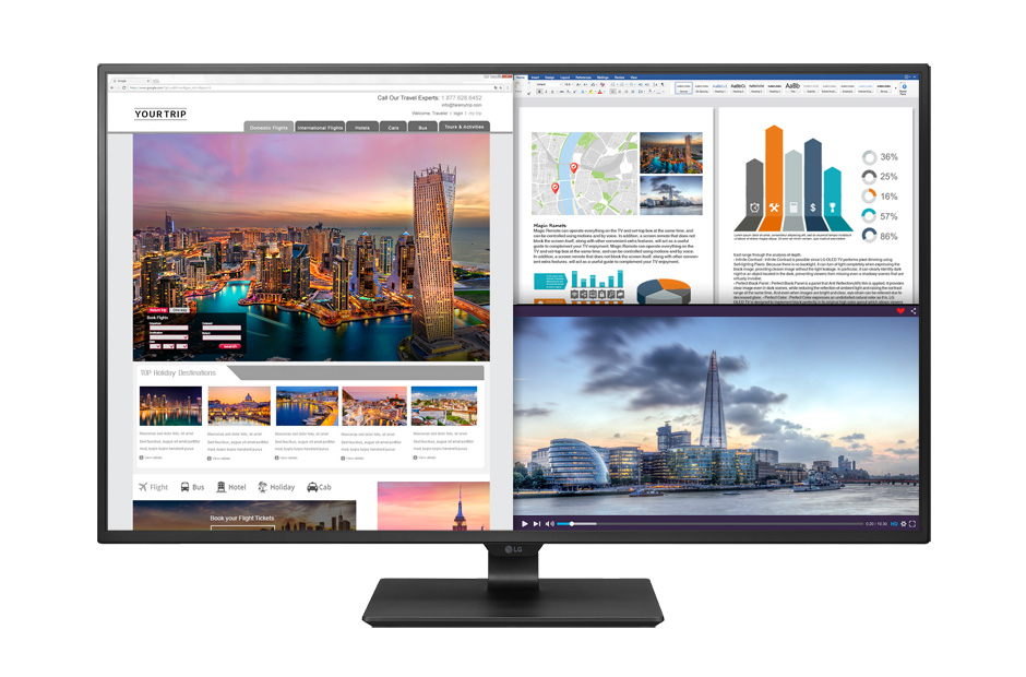 LG 43UD79 computer monitor – image 1