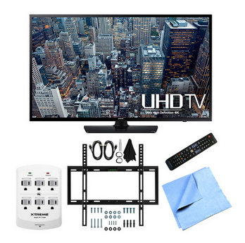 Samsung UN40JU6400F + Flat Wall Mount Bundle – image 1