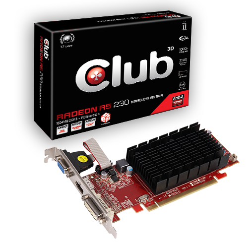 CLUB3D Radeon R5 230 1GB Noisless Edition – image 2