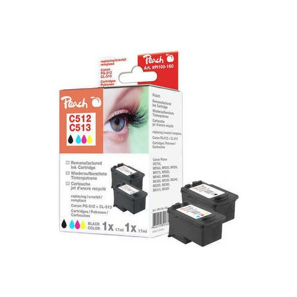 Peach 0A316602 ink cartridge Black, Cyan, Magenta, Yellow
