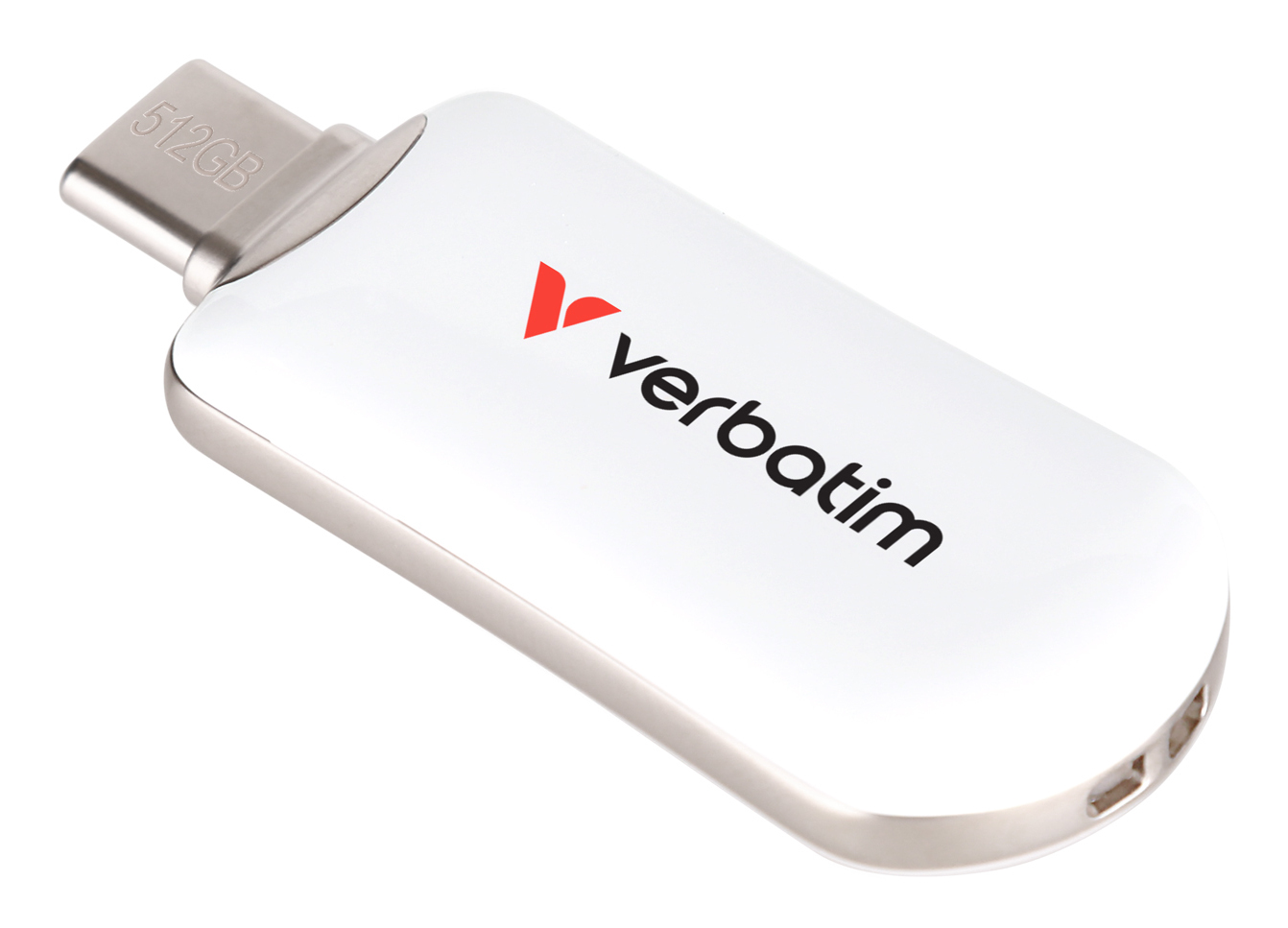 Verbatim Plectra USB-C Flash Drive White – image 2