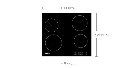 Samsung Electric Hob with Residual Heat indicator – image 2