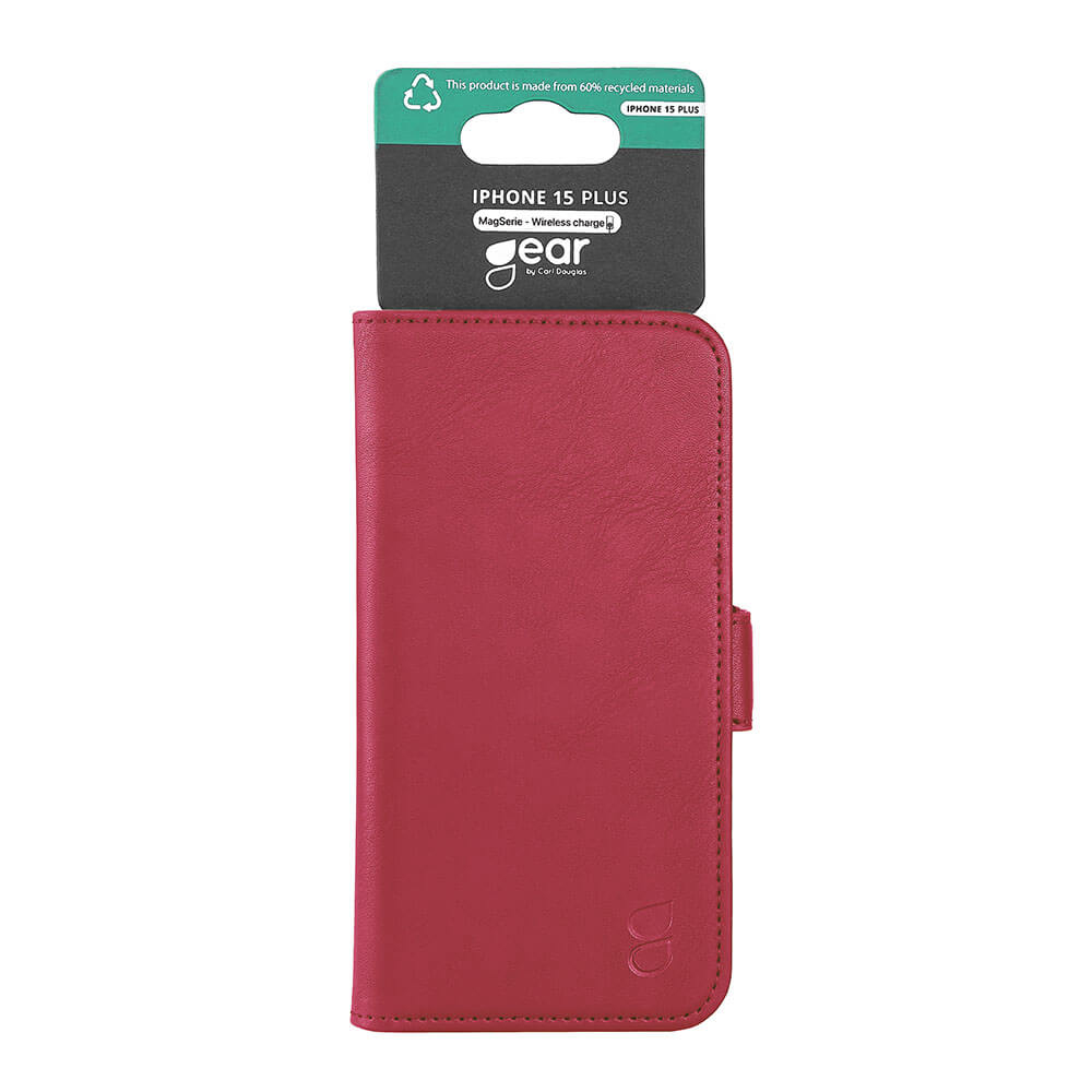 Gear Wallet Case 3 Card Slots Magseries Deep Red - iPhone 15 Plus – image 2