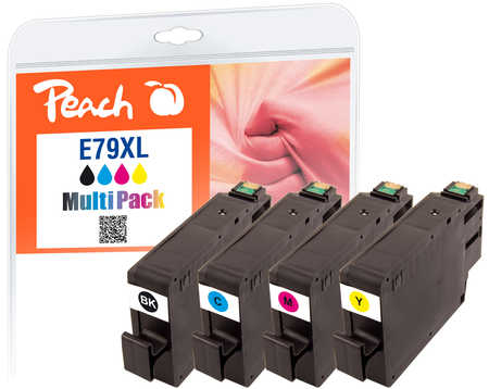 Peach PI200-399 ink cartridge 4 pc(s) Compatible Black, Cyan, Magenta, Yellow