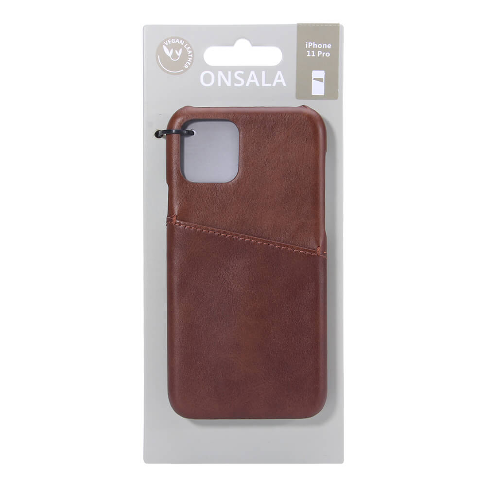 Onsala Mobilecover Brown iPhone 11 Pro Creditcard Pocket – image 2