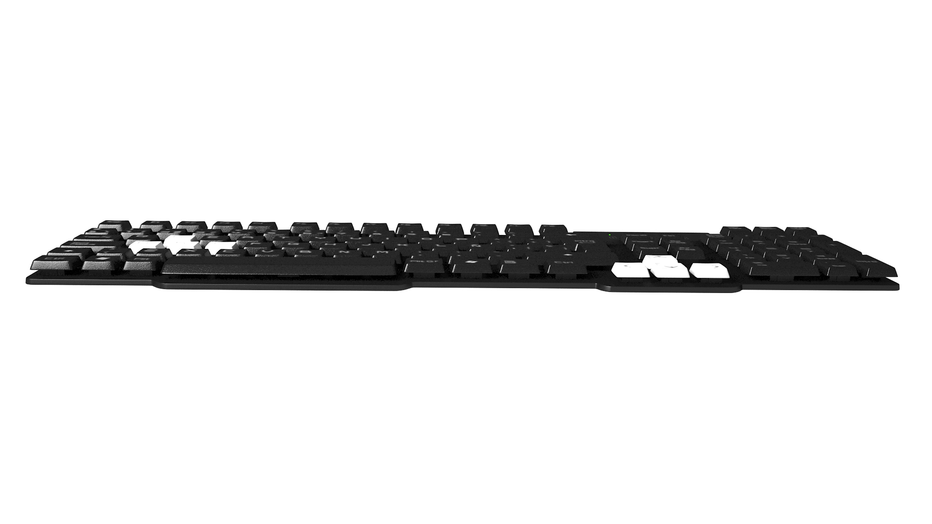 Mars Gaming MKHA0 keyboard USB Black, White – image 6