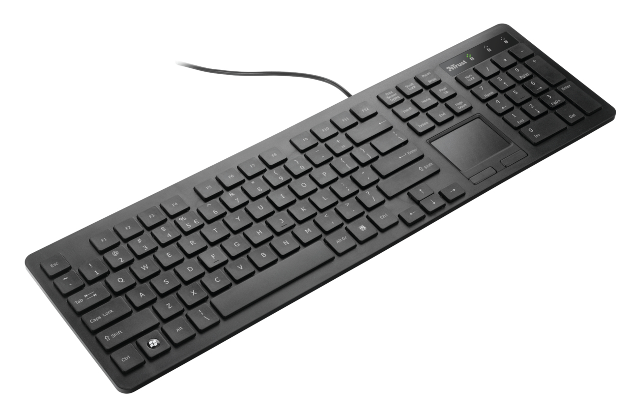 Trust Nexxo keyboard USB QWERTY Black
