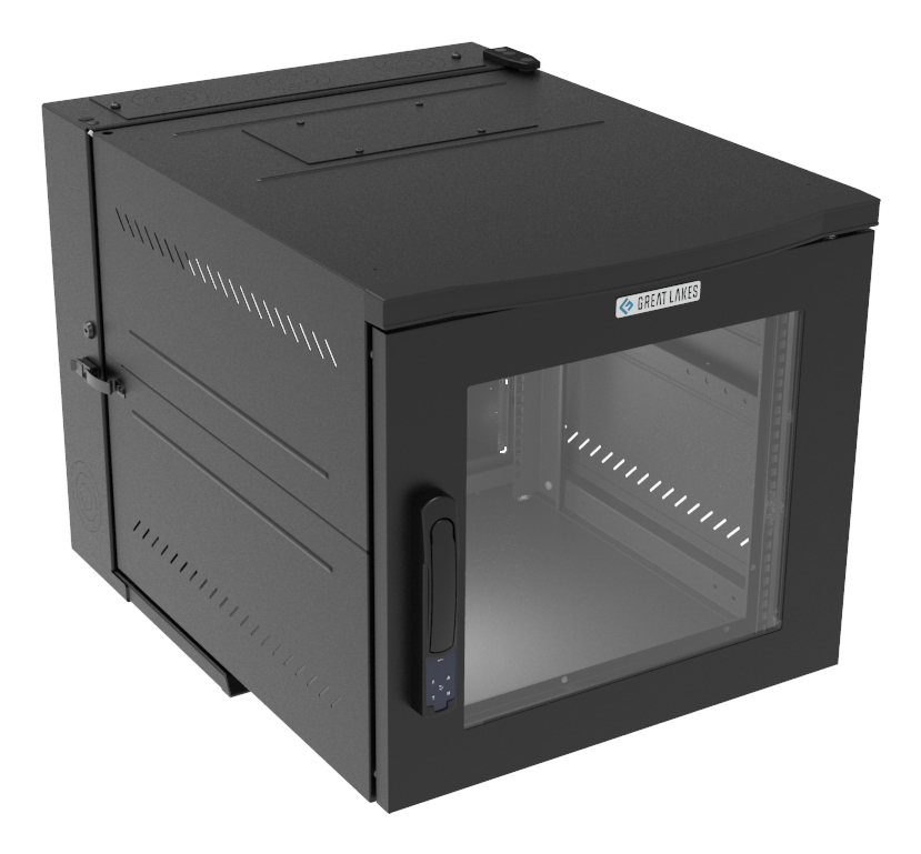 Vertiv WDX 11U Wall mounted rack Black