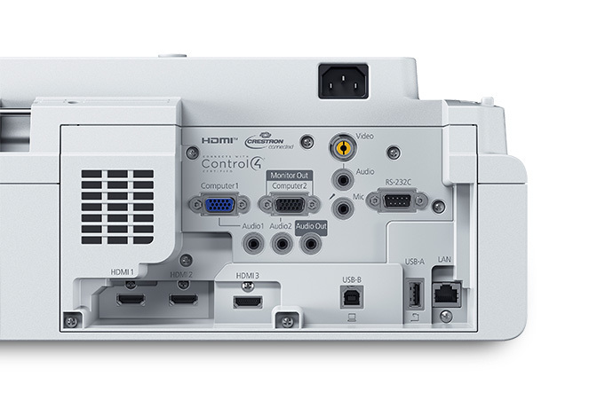 Epson PowerLite 720 Ultra short throw projector 3800 ANSI lumens 3LCD XGA (1024x768) White – image 4