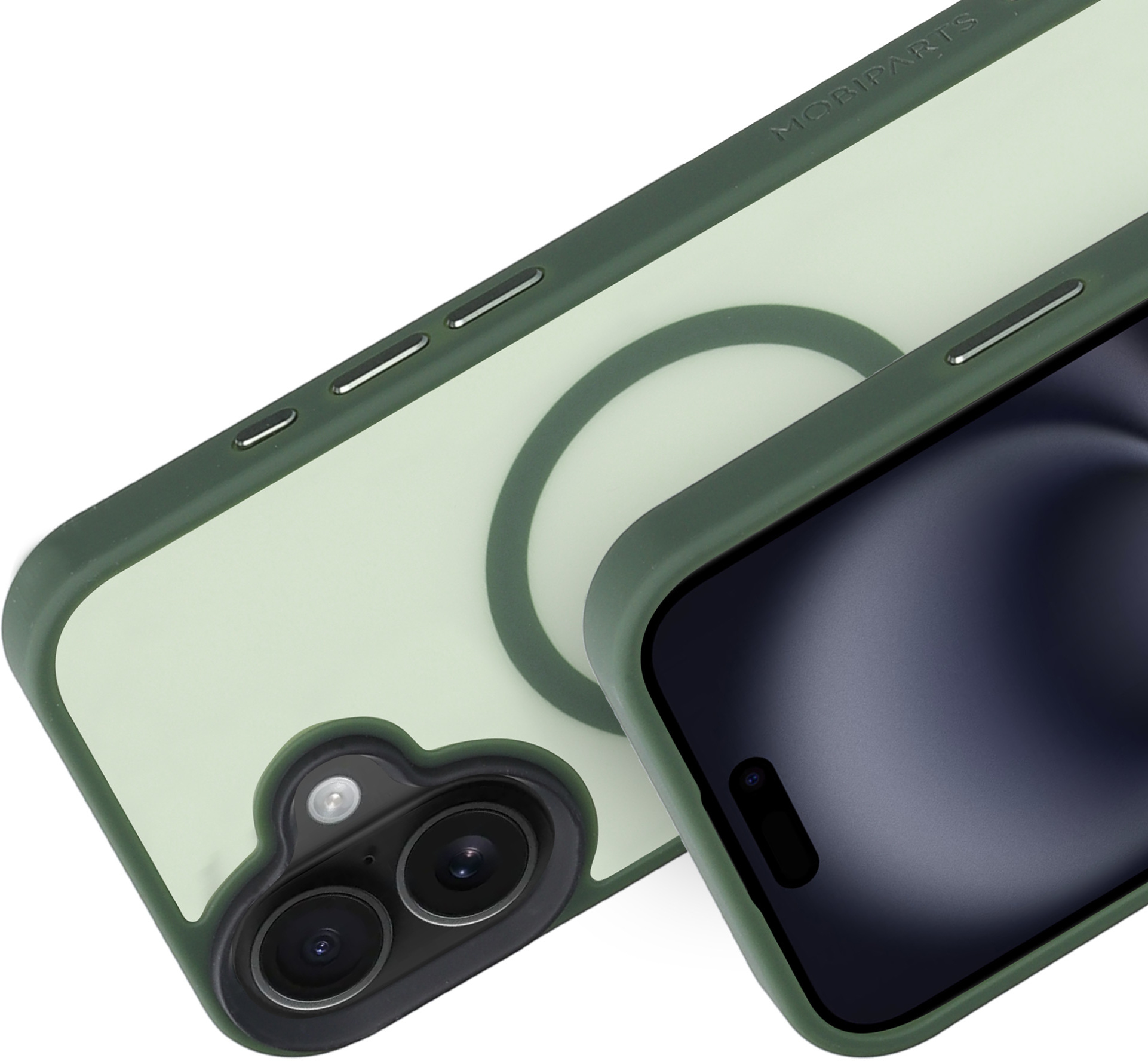 Mobiparts Hardcover Apple iPhone 16 Satin Green (Magsafe Compatible) – image 2