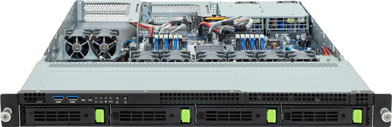 GIGABYTE R143-EG0-AAC2 AMD SoC Socket SP6 Rack (1U) Black, Steel – image 2