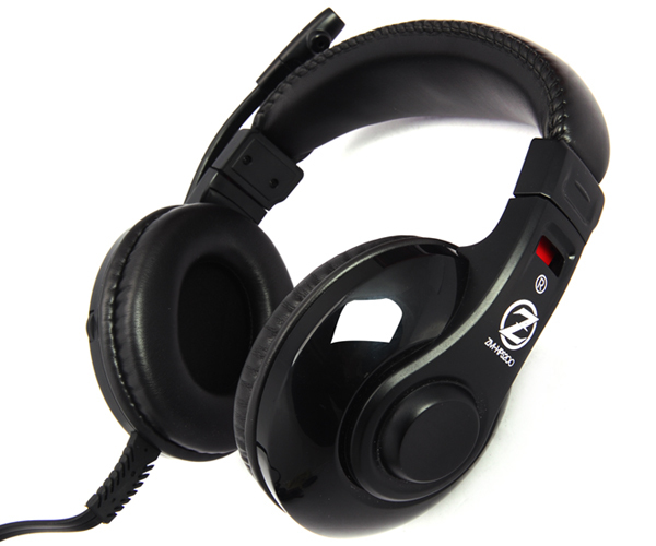 Zalman ZM-HPS200 headphones/headset Wired Head-band Gaming Black