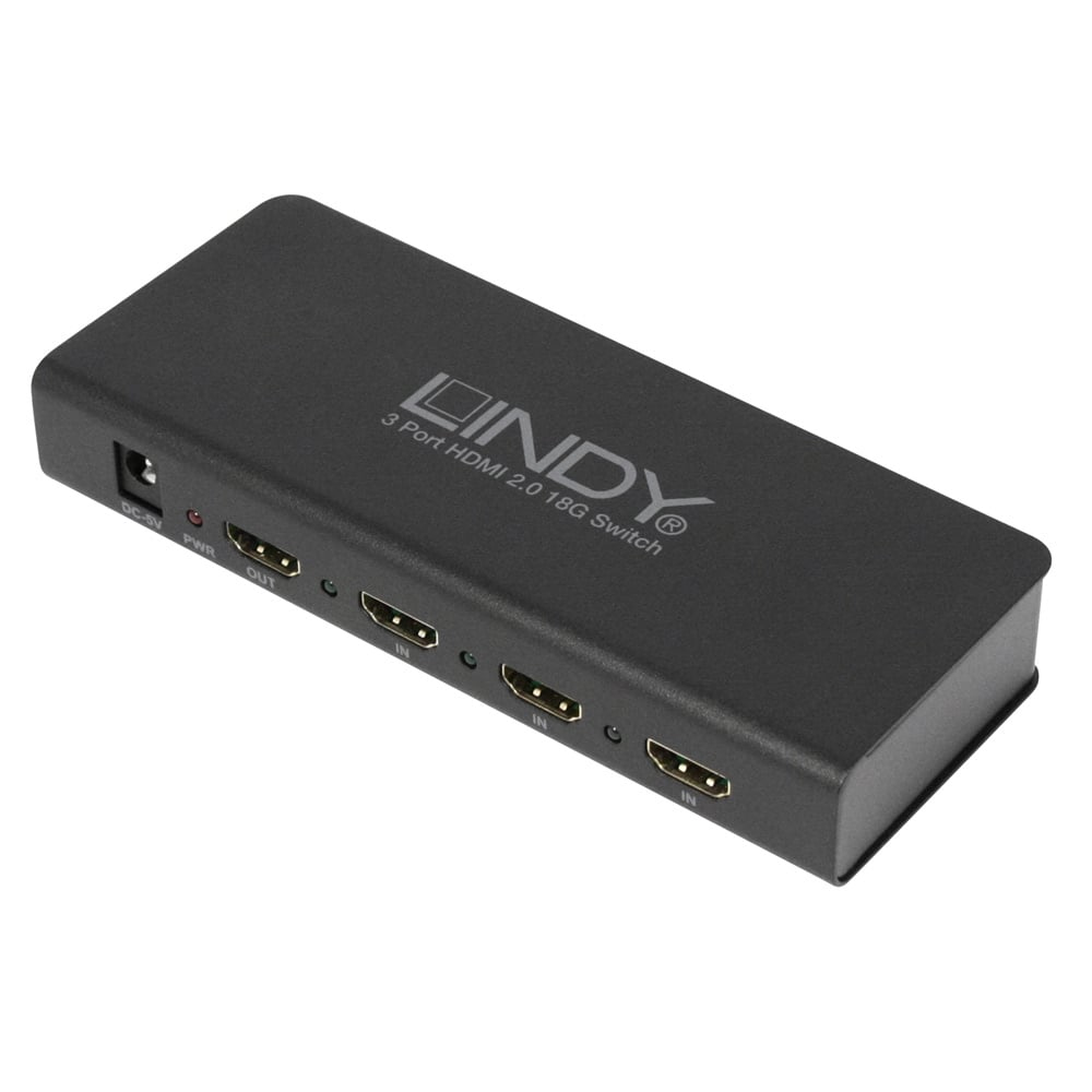 Lindy 3 Port HDMI 2.0