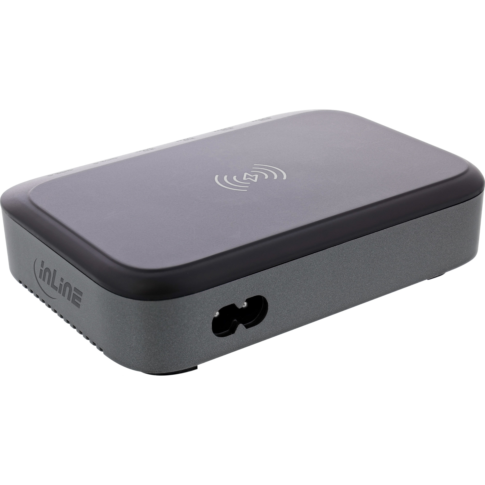 InLine Qi powerstation multiport, 4x USB type C, 2x type A, GaN – image 2