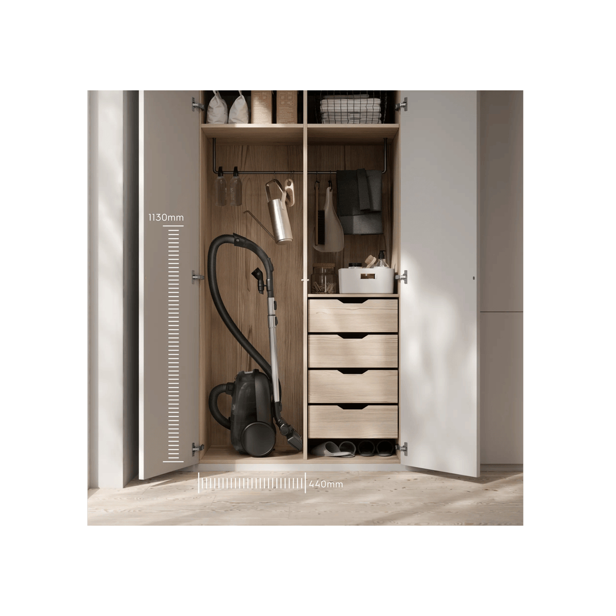 Electrolux EB61C4OG 3.5 L Cylinder vacuum Dry 850 W Dust bag – image 7