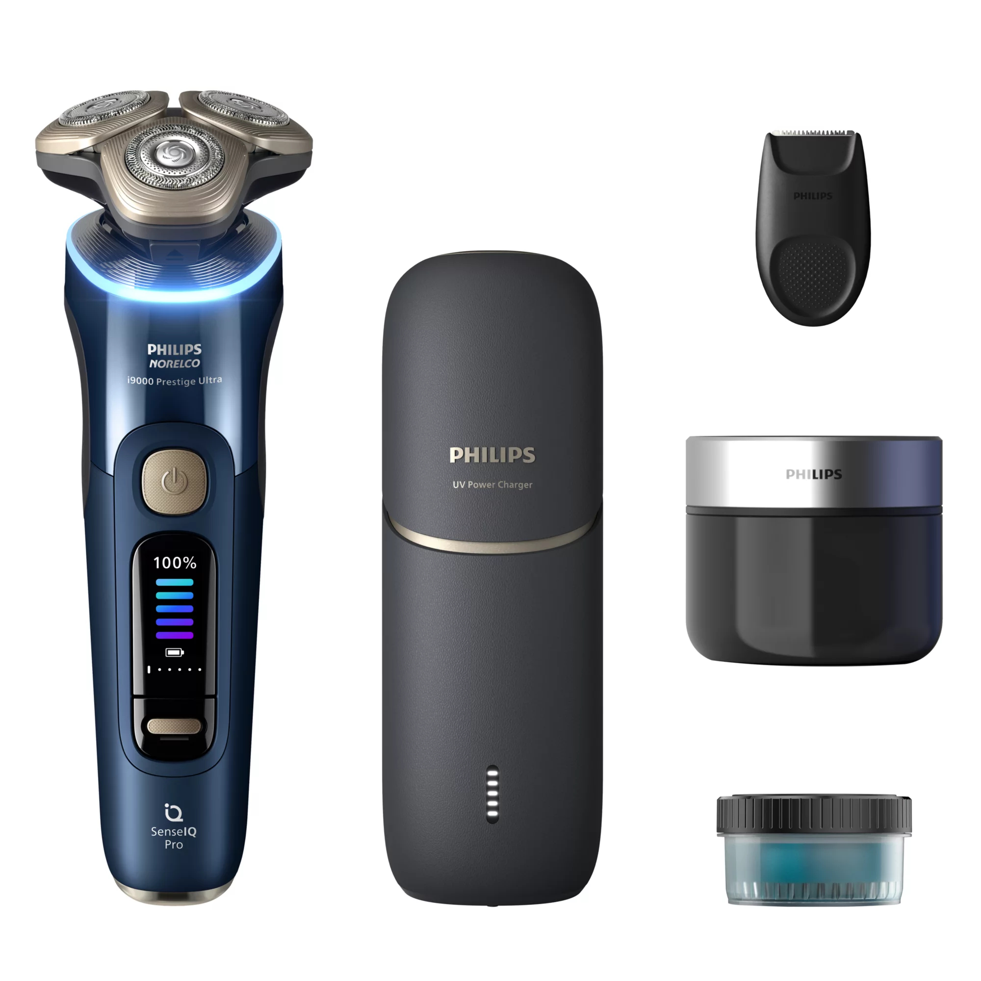 Philips XP9401/92 men's shaver Rotation shaver Trimmer Blue – image 1