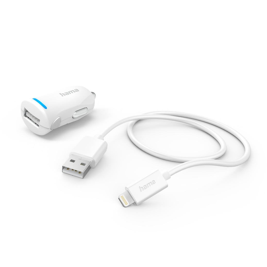 Hama 00201610 mobile device charger Mobile phone, Smartphone White Cigar lighter Auto – image 2