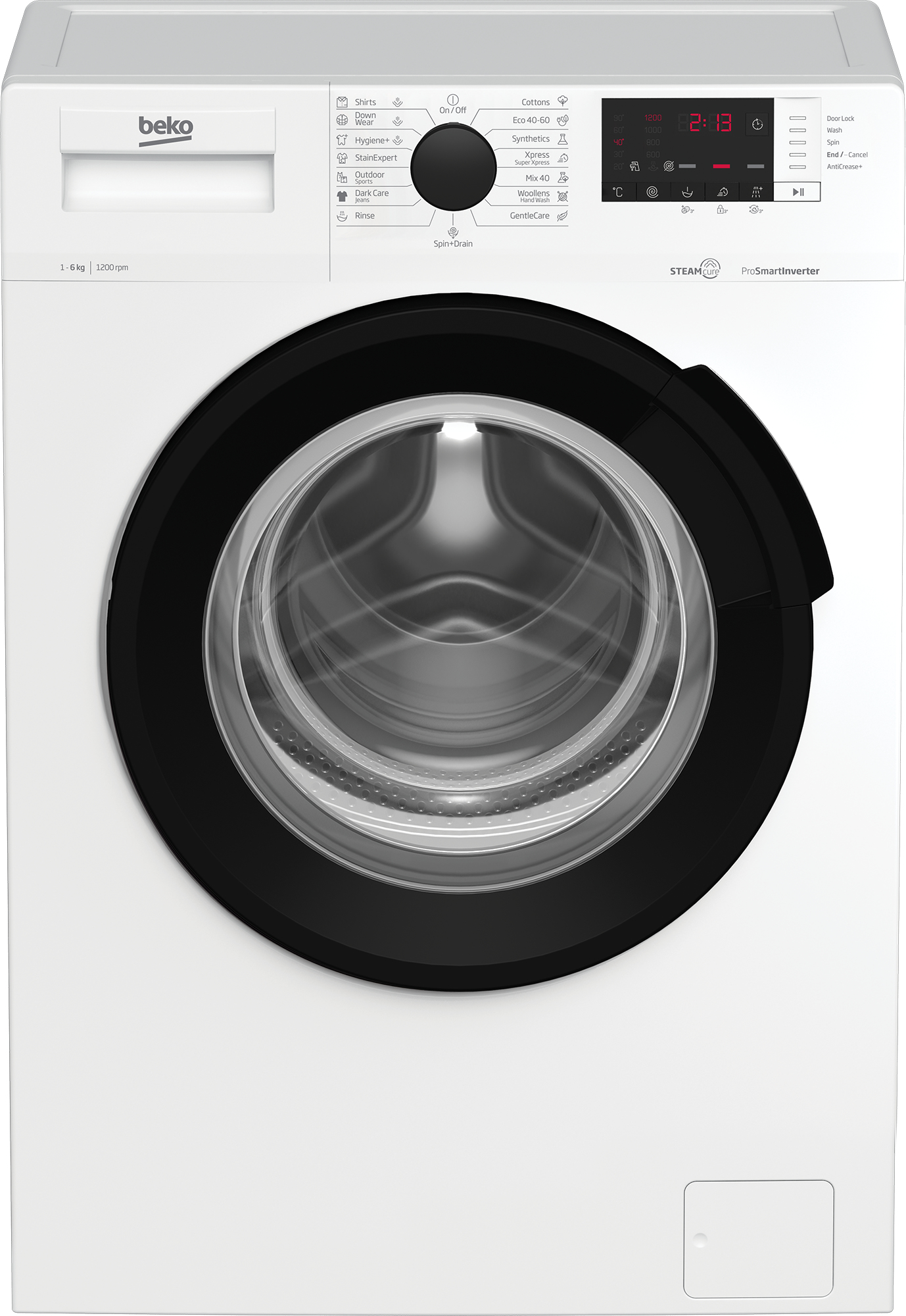 Beko WUE 6612D BA — vue 1 sur 6