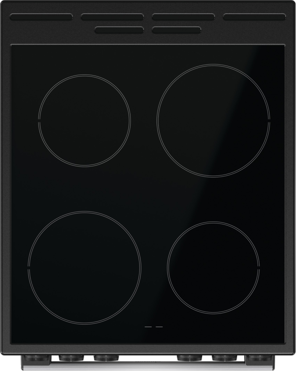 Gorenje GEC5A11SG cooker Freestanding cooker Electric Zone induction hob Black, Stainless steel – image 5