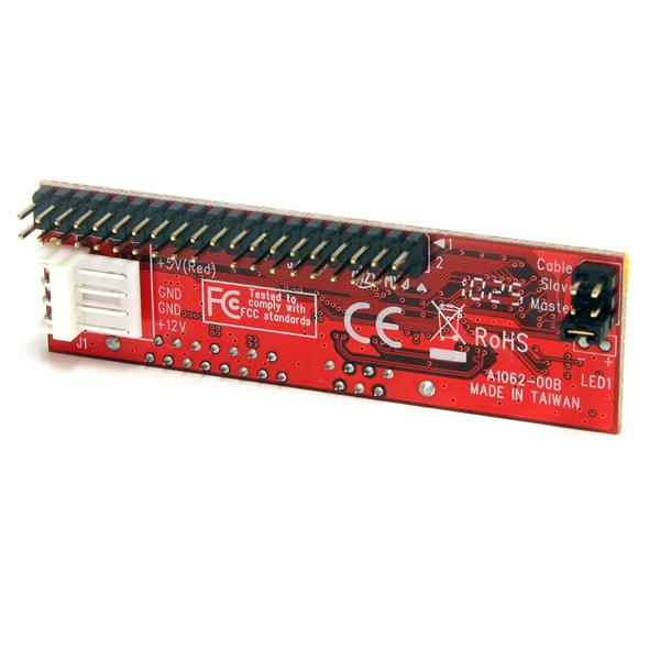 StarTech.com 2.5in and 3.5in 40 Pin Male IDE to SATA Adapter Converter – image 2