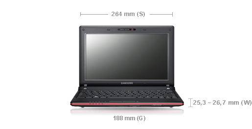 Samsung N N150-KP01PL Intel Atom® N450 Netbook – image 2